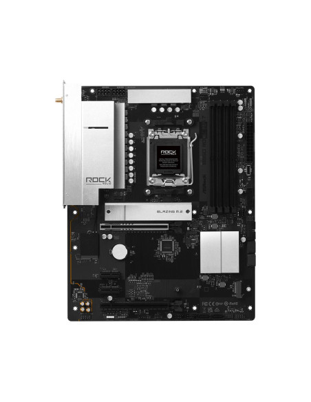 Mainboard, ASROCK, AMD B850, Socket AM5, ATX, RAM DDR5-SDRAM, 4xSlots, Wi-Fi Yes, Bluetooth Yes, B850ROCKWIFI7