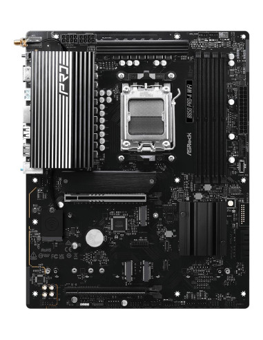 Mainboard, ASROCK, AMD B850, SAM5, ATX, Memory DDR5, Memory slots 4, 1xPCI-Express 4.0 16x, 1xPCI-Express 5.0 16x, 1xM.2, 1xHDM