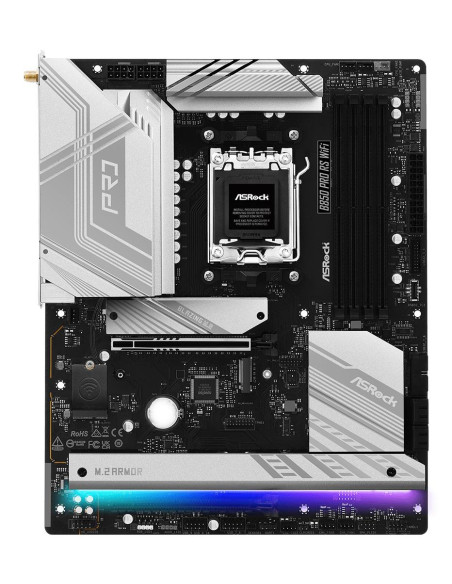 Mainboard, ASROCK, AMD B850, SAM5, ATX, Memory DDR5, Memory slots 4, 1xPCI-Express 4.0 16x, 1xPCI-Express 5.0 16x, 1xM.2, 1xHDM