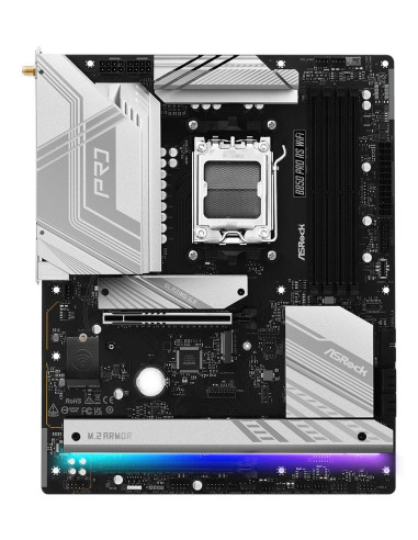 Mainboard, ASROCK, AMD B850, SAM5, ATX, Memory DDR5, Memory slots 4, 1xPCI-Express 4.0 16x, 1xPCI-Express 5.0 16x, 1xM.2, 1xHDM