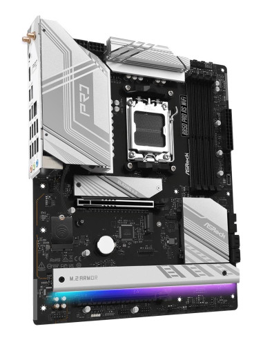 Mainboard, ASROCK, AMD B850, SAM5, ATX, Memory DDR5, Memory slots 4, 1xPCI-Express 4.0 16x, 1xPCI-Express 5.0 16x, 1xM.2, 1xHDM