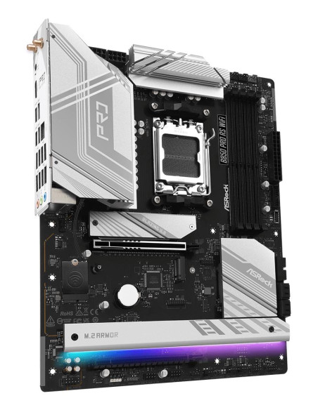 Mainboard, ASROCK, AMD B850, SAM5, ATX, Memory DDR5, Memory slots 4, 1xPCI-Express 4.0 16x, 1xPCI-Express 5.0 16x, 1xM.2, 1xHDM