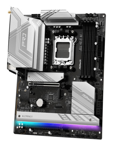 Mainboard, ASROCK, AMD B850, SAM5, ATX, Memory DDR5, Memory slots 4, 1xPCI-Express 4.0 16x, 1xPCI-Express 5.0 16x, 1xM.2, 1xHDM