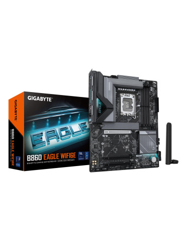Mainboard, GIGABYTE, Intel B860 Express, LGA1851, ATX, Memory DDR5, Memory slots 4, 3xPCI-Express 16x, 3xM.2, 1xHDMI, 1xDisplay