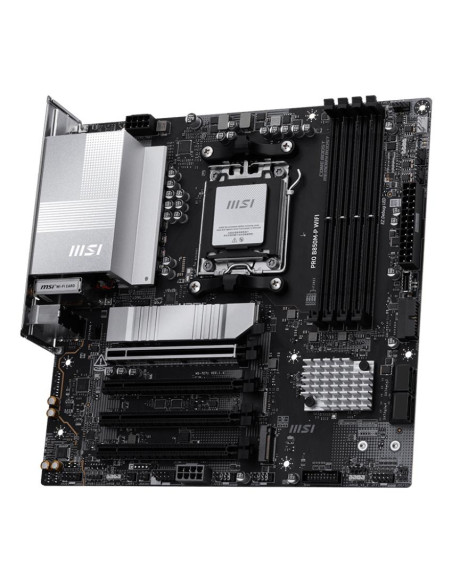 Mainboard, MSI, AMD B850, SAM5, Micro-ATX, Memory DDR5, Memory slots 4, PROB850M-PWIFI