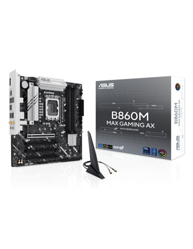 Mainboard, ASUS, Intel B860 Express, LGA1851, Micro-ATX, Memory DDR5, Memory slots 4, B860MMAXGAMINGAX