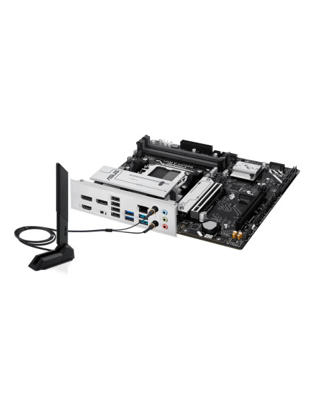 Mainboard, ASUS, AMD B850, SAM5, Micro-ATX, Memory DDR5, Memory slots 4, 1xPCI-Express 4.0 16x, 1xPCI-Express 5.0 16x, 3xM.2, 1