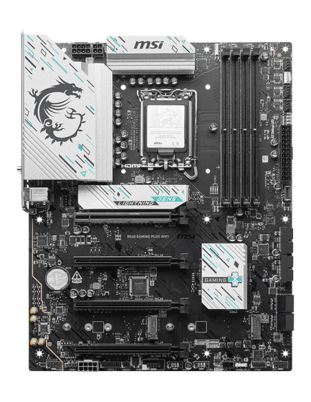 Mainboard, MSI, Intel B860 Express, LGA1851, Memory DDR5, Memory slots 4, B860GAMINGPLUSWIFI