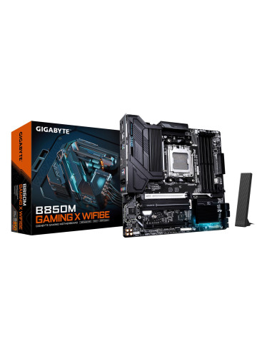 Mainboard, GIGABYTE, AMD B850, Socket AM5, micro ATX, RAM DDR5-SDRAM, 4xSlots, Wi-Fi Yes, Bluetooth Yes, 2xNumber of M.2 (M) sl