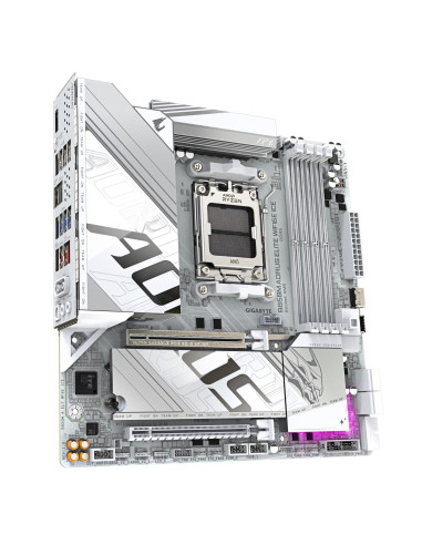 Mainboard, GIGABYTE, AMD B850, SAM5, Micro-ATX, Memory DDR5, Memory slots 4, B850MAELTWF6EICE1.1