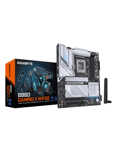 Mainboard, GIGABYTE, Intel B860 Express, LGA1851, ATX, Memory DDR5, Memory slots 4, 1xPCI-Express 16x, 2xM.2, 1xHDMI, 1xDisplay