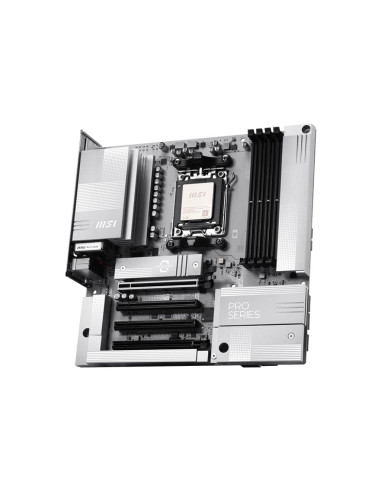 Mainboard, MSI, AMD B850, Socket AM5, micro ATX, RAM DDR5-SDRAM, 4xSlots, Wi-Fi Yes, Bluetooth Yes, 1xPCI Express x4 slots, 1xP