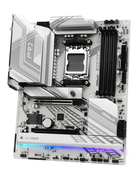 Mainboard, ASROCK, AMD X870, SAM5, ATX, Memory DDR5, Memory slots 4, 1xPCI-Express 4.0 16x, 1xPCI-Express 5.0 16x, 4xM.2, 1xHDM