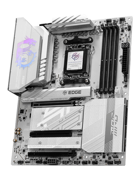 Mainboard, MSI, AMD B850, SAM5, ATX, Memory DDR5, Memory slots 4, 3xPCI-Express 16x, 4xM.2, 1xHDMI, 1xAudio-In, 1xAudio-Out, 4x