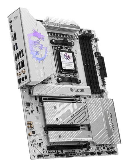 Mainboard, MSI, AMD B850, SAM5, ATX, Memory DDR5, Memory slots 4, 3xPCI-Express 16x, 4xM.2, 1xHDMI, 1xAudio-In, 1xAudio-Out, 4x