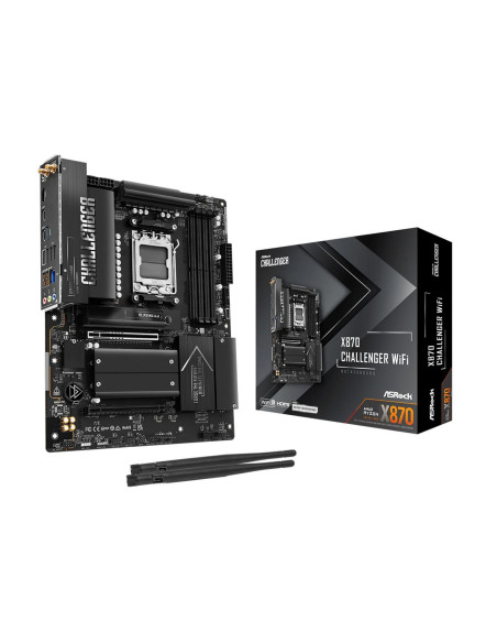 Mainboard, ASROCK, AMD X870, Socket AM5, ATX, RAM DDR5-SDRAM, 4xSlots, Wi-Fi Yes, Bluetooth Yes, 1xNumber of M.2 (M) slots, X87