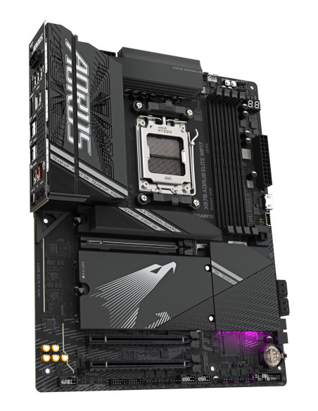 Mainboard, GIGABYTE, AMD X870, SAM5, ATX, Memory DDR5, Memory slots 4, X870AELITEWIFI71.1