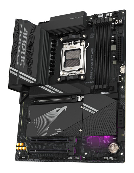 Mainboard, GIGABYTE, AMD X870, SAM5, ATX, Memory DDR5, Memory slots 4, X870AELITEWIFI71.1