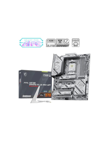 Mainboard, MSI, AMD X870E, Socket AM5, ATX, RAM DDR5-SDRAM, 4xSlots, Wi-Fi Yes, Bluetooth Yes, 3xNumber of M.2 (M) slots, X870E