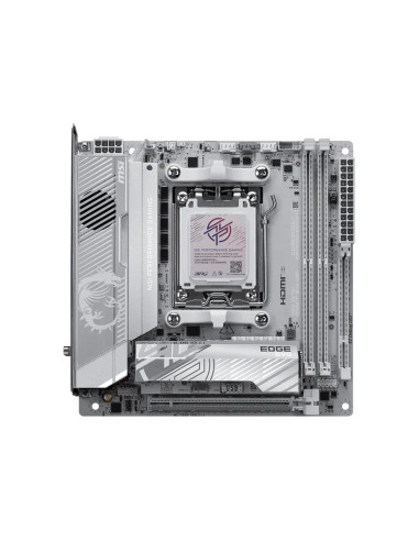 Mainboard, MSI, AMD X870, Socket AM5, mini ITX, RAM DDR5-SDRAM, 2xSlots, Wi-Fi Yes, Bluetooth Yes, 1xNumber of M.2 (M) slots, M