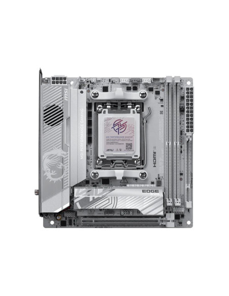 Mainboard, MSI, AMD X870, Socket AM5, mini ITX, RAM DDR5-SDRAM, 2xSlots, Wi-Fi Yes, Bluetooth Yes, 1xNumber of M.2 (M) slots, M