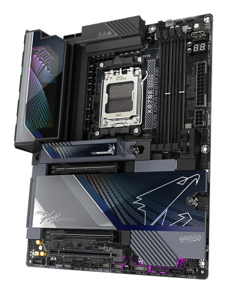 Mainboard, GIGABYTE, AMD X870E, Socket AM5, ATX, RAM DDR5-SDRAM, 4xSlots, Wi-Fi Yes, Bluetooth Yes, 5xNumber of M.2 (M) slots, 
