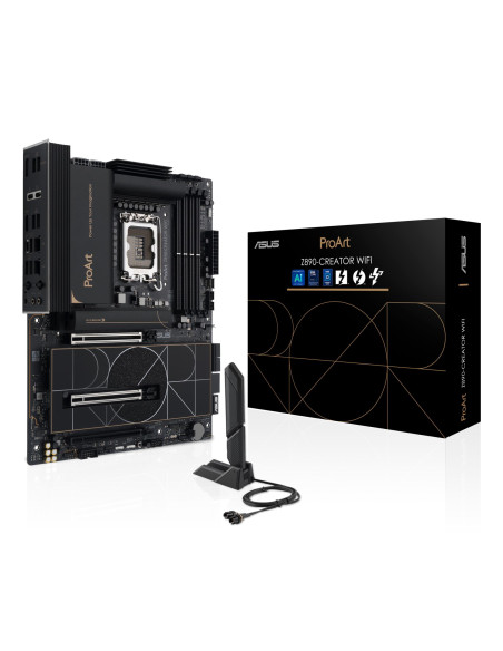 Mainboard, ASUS, Intel Z890, LGA1851, ATX, Memory DDR5, Memory slots 4, 1xPCI-Express 4.0 16x, 2xPCI-Express 5.0 16x, 5xM.2, 1x
