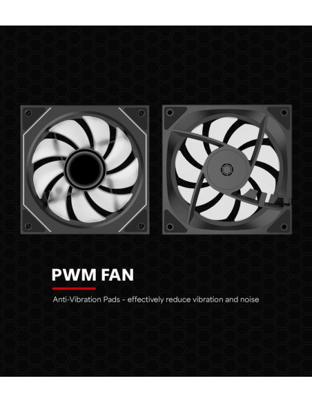 CASE FAN 120MM XPF120U.ARGB/12V XF076 XILENCE
