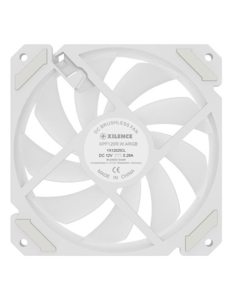 CASE FAN 120MM PWM ARGB REVERS/4PIN WHITE XF066 XILENCE