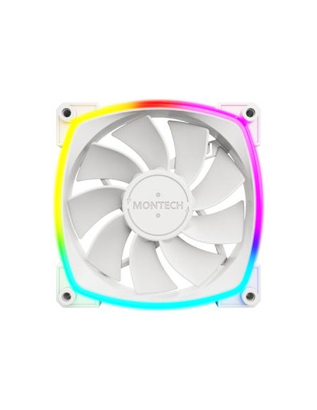 CASE FAN 120MM/RX120 PWM WHITE MONTECH
