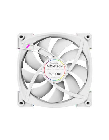 CASE FAN 120MM/RX120 PWM WHITE MONTECH