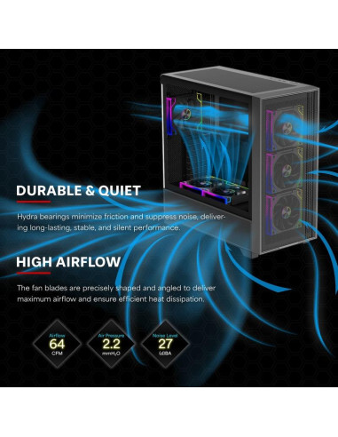 CASE FAN 120MM XPF360.ARGB/XF072 XILENCE