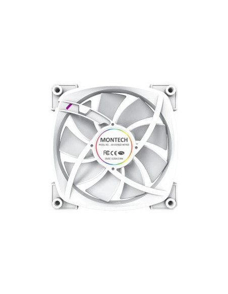 CASE FAN 120MM/AX120 PWM WHITE 3 IN 1 MONTECH
