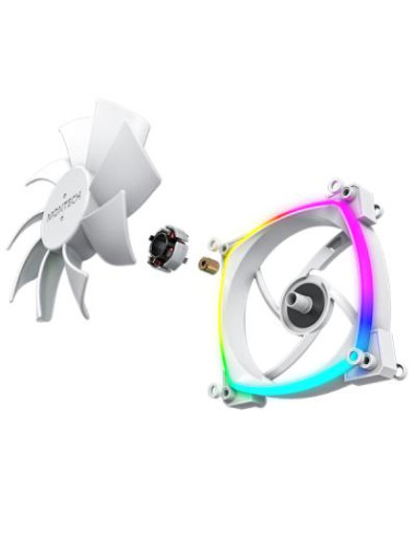 CASE FAN 120MM/AX120 PWM WHITE 3 IN 1 MONTECH