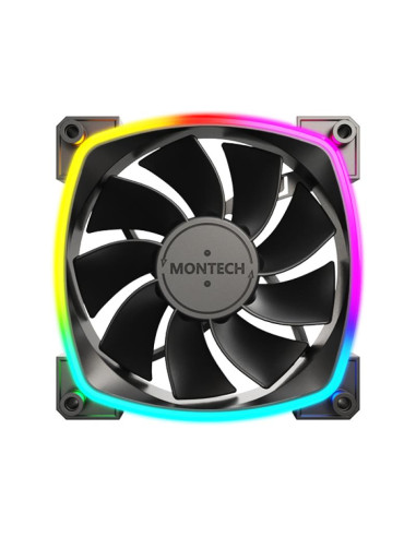 CASE FAN 120MM/RX120 PWM BLACK 3 IN 1 MONTECH