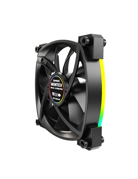 CASE FAN 120MM/RX120 PWM BLACK 3 IN 1 MONTECH