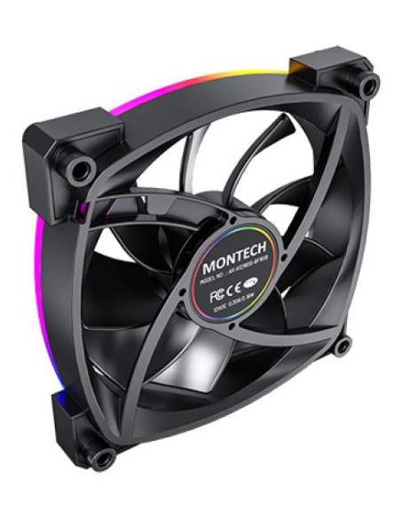 CASE FAN 120MM/AX120 PWM BLACK 3 IN 1 MONTECH