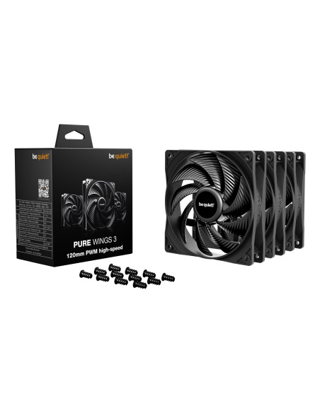 CASE FAN 120MM PURE WINGS 3/PWM HS 3-PACK BL140 BE QUIET