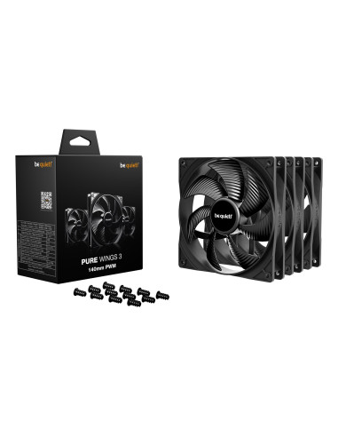 CASE FAN 140MM PURE WINGS 3/PWM 3PACK BL139 BE QUIET
