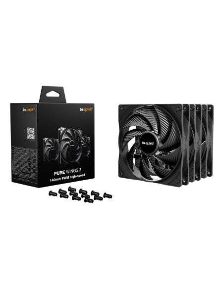 CASE FAN 140MM PURE WINGS 3/PWM HS 3PACK BL138 BE QUIET