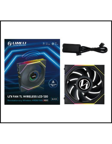 CASE FAN 120MM WRL/G99.12TLLCD1W1B.00 LIAN LI