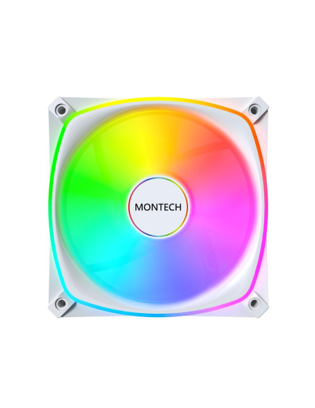 CASE FAN 120MM/AX120 PRO WHITE 3 IN 1 MONTECH