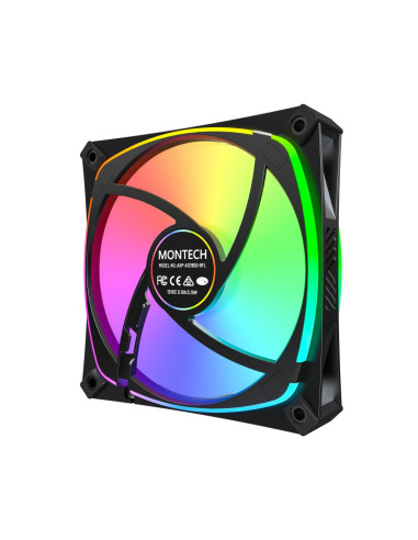 CASE FAN 120MM/AX120 PRO BLACK 3 IN 1 MONTECH