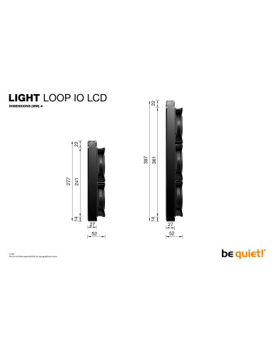CPU COOLER S_MULTI/LIGHT LOOP IO BW032 BE QUIET