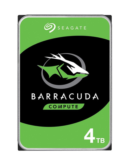 HDD, SEAGATE, Barracuda, 4TB, SATA 3.0, 256 MB, 5400 rpm, Discs/Heads 2/4, 3,5", ST4000DM004