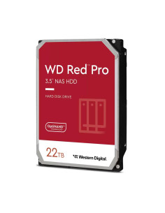 HDD, WESTERN DIGITAL, Red Pro, 22TB, SATA, 512 MB, 7200 rpm, 3,5", WD221KFGX