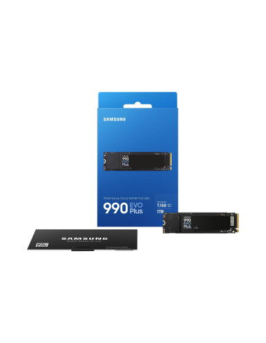SSD, SAMSUNG, 990 EVO Plus, 1TB, M.2, PCIe Gen5, NVMe, TLC, Write speed 6300 MBytes/sec, Read speed 7150 MBytes/sec, 2.38mm, TB