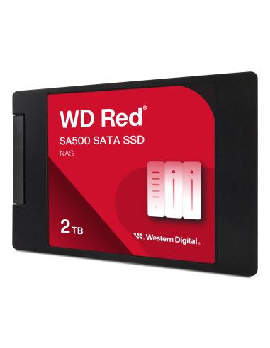 SSD, SANDISK, Red SA500, POWERED BY SANDISK, 2000 GB, Serial ATA, Write speed 520 MB/s, Read speed 560 MB/s, 2.5", 1300xTBW rat
