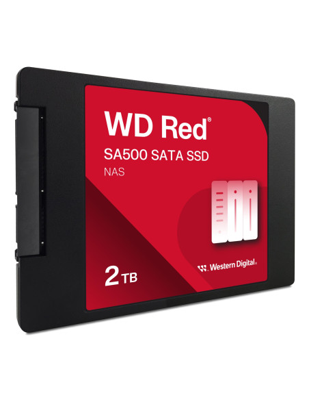 SSD, SANDISK, Red SA500, POWERED BY SANDISK, 2000 GB, Serial ATA, Write speed 520 MB/s, Read speed 560 MB/s, 2.5", 1300xTBW rat
