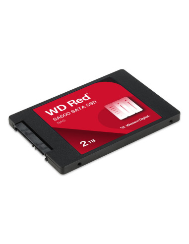 SSD, SANDISK, Red SA500, POWERED BY SANDISK, 2000 GB, Serial ATA, Write speed 520 MB/s, Read speed 560 MB/s, 2.5", 1300xTBW rat
